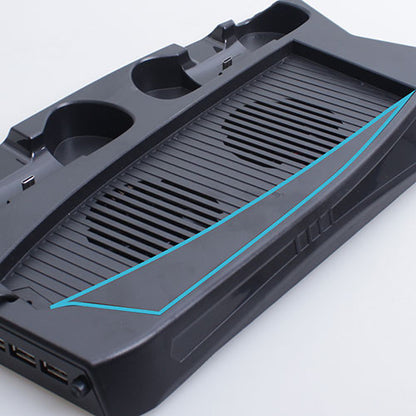 FREAKS PS5 Base Ricarica Ventilata Console e 2 Dualsense