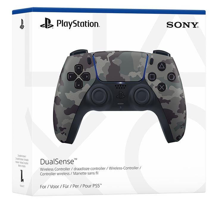 SONY PS5 Controller Wireless DualSense Grey Camo