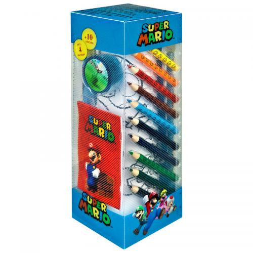 Ensemble de papeterie Super Mario Bros 35 pièces