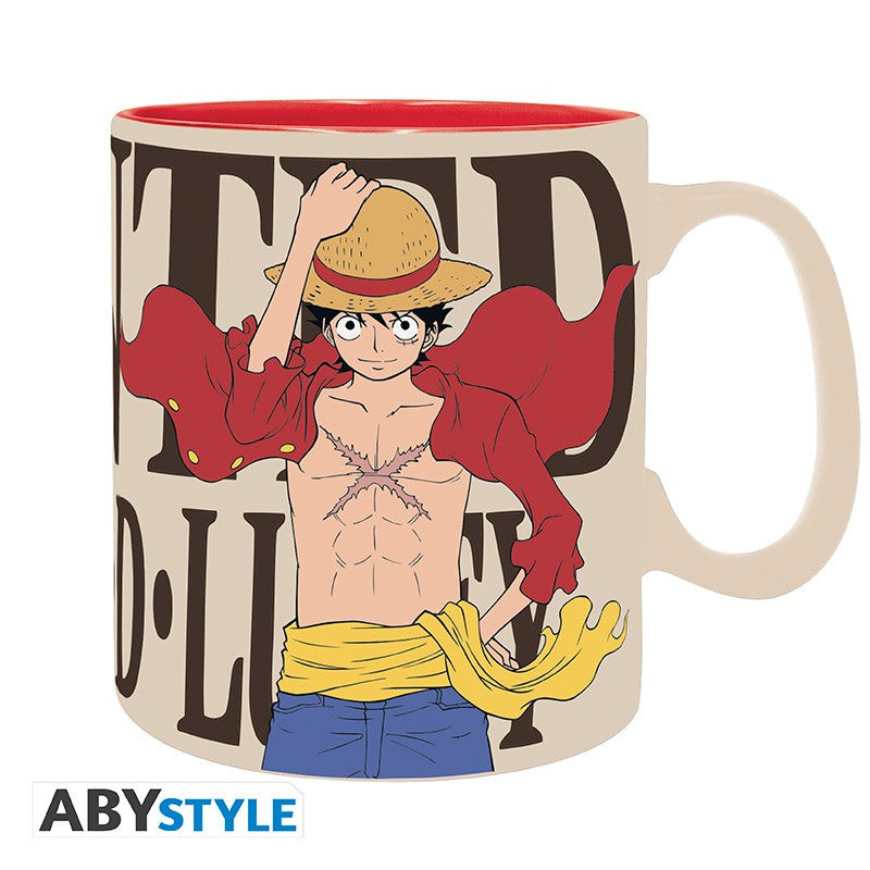One Piece Mug 460 ML Luffy &amp; Wanted