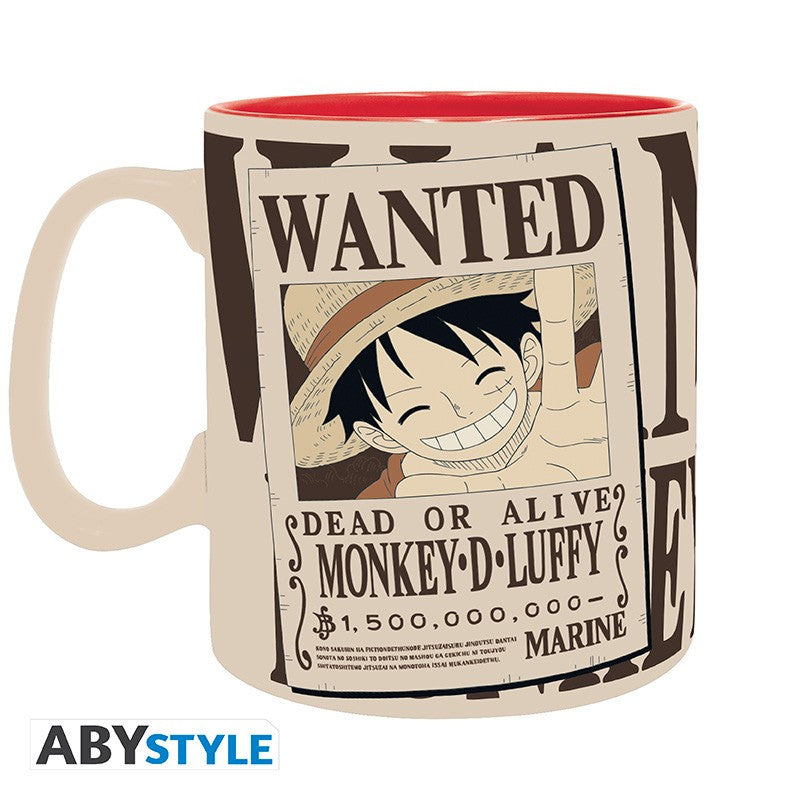 One Piece Tazza 460 ML Luffy & Wanted