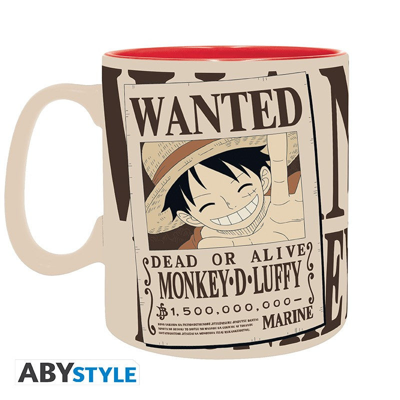 One Piece Mug 460 ML Luffy &amp; Wanted