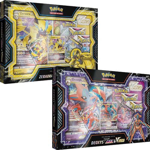 Collections Pokémon Lotte Zeraora-VMAX / Deoxys-VMAX et V ASTRO