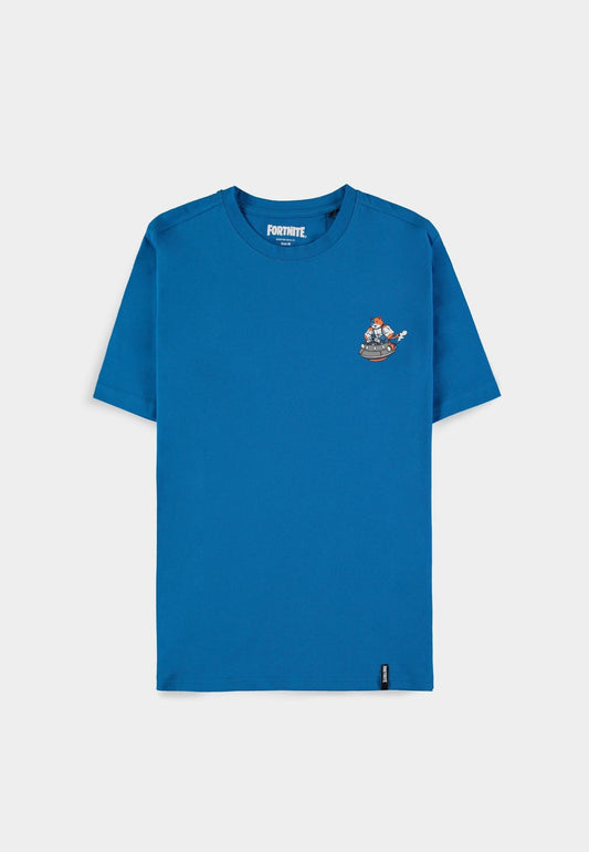 Vorverkauf Fortnite Logo blaues T-Shirt