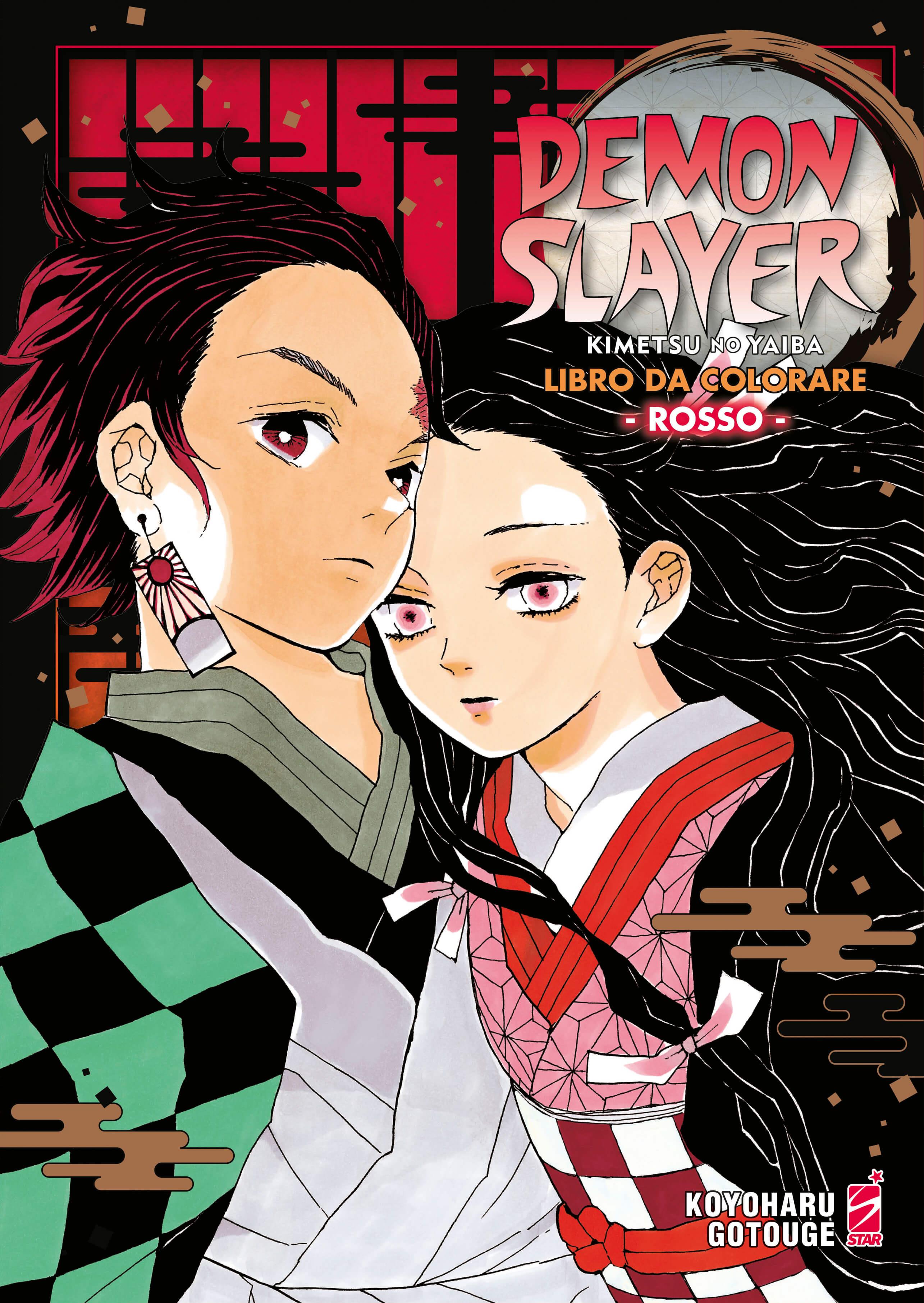 DEMON SLAYER - COLORING BOOK - RED 1