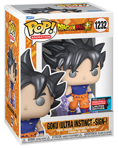 FUNKO POPS Dragon Ball Super Goku (Ultra-Instinkt-Zeichen) 1232