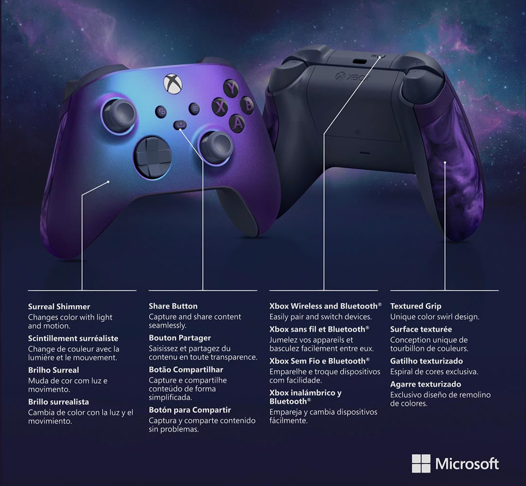 MICROSOFT XBOX Stellar Shift Wireless Controller
