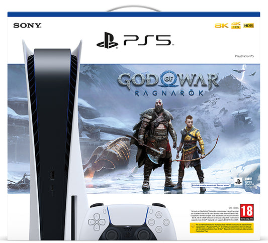 Playstation 5 + Dieu de la guerre Ragnarok