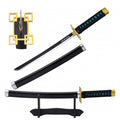 Katana Non Affilata Mini Demon Slayer Muichiro e Supporto