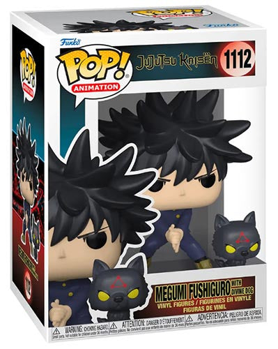 FUNKO POP Jujutsu Kaisen S1 Megumi avec Chien 1112