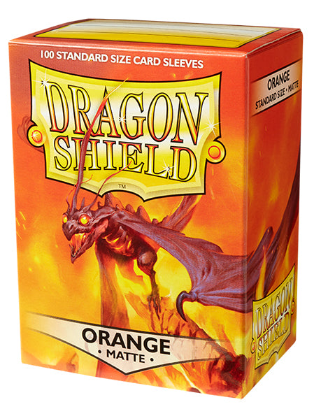 DRAGON SHIELD Standard Mat Orange Sachets 100pcs