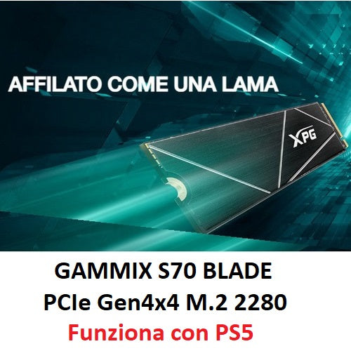 Adata SSD XPG Gammix  S70 Blade M2 PCIE 4.0